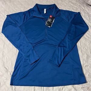 Under Armour Womens Dark Blue Long Sleeve Heat Gear Pullover - XL